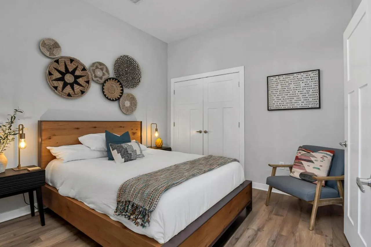 度假居 Stylish 2 Bedroom 3 Bed Near Restaurants And Vandy 纳什维尔